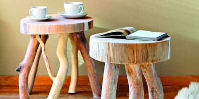 Dřevěné stolečky