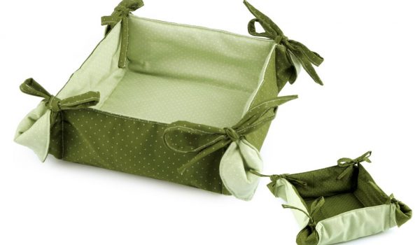 Šitý látkový košíček