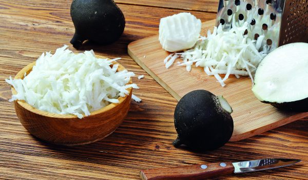 Černá ředkev je bílá a zdravá