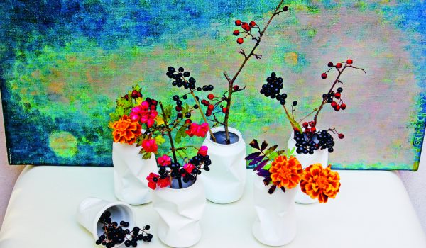 Vázičky z plechovek