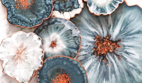 Podtácky z pryskyřice